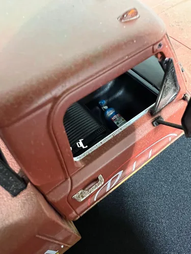 Miniatura 5 de 1970 F-350 Rampa Camión Rojo Imprimación (Roja) Cartilla de Cerkchop's Chop Shop 1/18 Modelo fundido a troquel por Acme A1801416