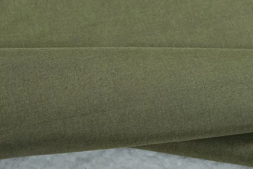 The Yard - Tela de tapicería gruesa para funda de sofá y silla retapizadora, material de tela tipo lino sintético (verde militar, 1 yarda (57 x 39