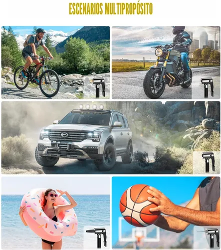 Miniatura 7 de AVID POWER - Compresor de aire inflador de neumáticos portátil, bomba de neumáticos de coche inalámbrica de 20 V con batería recargable alimentada
