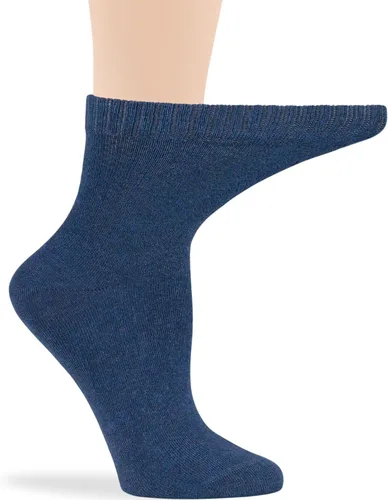 Miniatura 57 de 7BIGSTARS KINGDOM Women's Cotton Quarter Non-Binding Diabetic Fashion Socks-L-M-4 Pack-Multicolor