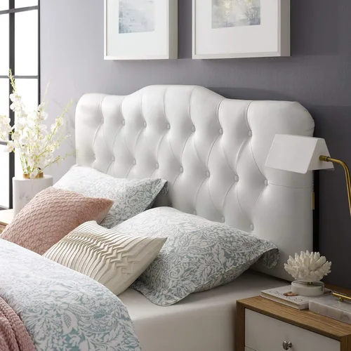Miniatura 7 de LexMod Annabel cabecera de cama de vinilo