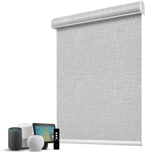Miniatura 18 de SmartWings Persianas Motorizadas con Filtro de Luz, Compatible con Matter Thread Homekit Z-Wave Alexa Google, Persianas con 70% de Opacidad Safari