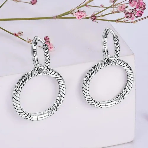 Miniatura 3 de NARMO Aretes de plata de ley 925 con forma de corazón asimétrico, aretes de aro de plata para mujer, aretes de aro de oro con circonita cúbica