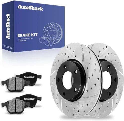Miniatura 18 de AutoShack - Kit de repuesto de rotores de freno delantero con pastillas de freno de cerámica para Mazda 3 2004-2013 2006-2010 2012-2017 Mazda 5 2010