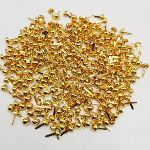 300 piezas de sujetadores de papel, sujetadores redondos para manualidades, proyectos escolares, álbumes de recortes, manualidades, suministros de