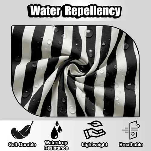 Miniatura 3 de TOSHEX Delantal de cocina de algodón resistente a las gotas de agua con delantales ajustables para mujeres con bolsillos, delantal de cocina