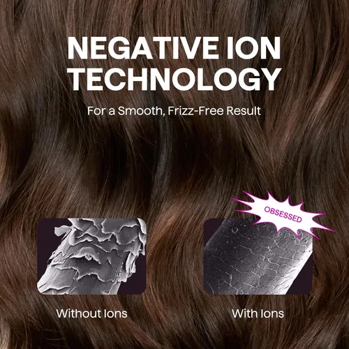 Miniatura 7 de Secador de pelo, Wavytalk Turblow Pro secador de pelo de secado rápido con difusor, secador de pelo de alta velocidad con 110,000 RPM, iones