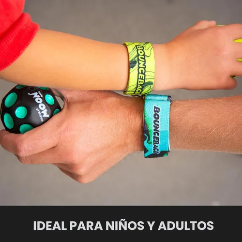 Miniatura 6 de Waboba Bola de Retorno Bounceback Negra y Azul Lunar, Bolas Hiper Rebote, Rebote Extremo y Diversión, Bola de Rebote Super Alto para Juegos Activos