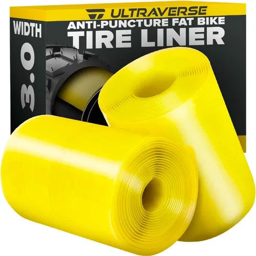 Ultraverse Forros para Neumáticos Gruesos de Bicicleta Protección del Tubo Contra Pinchazos, Tamaño de Neumático de 20, 24 y 26 pulgadas x 3.0,