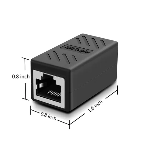 Miniatura 5 de Y.D.F Acoplador RJ45 impermeable IP68, acoplador Ethernet de cobre puro blindado, acoplador Gigabit IP68 impermeable Ethernet al aire libre conector