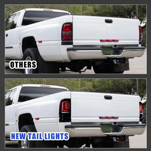 Miniatura 4 de Nixon Offroad Conjunto de luces traseras LED para Dodge Ram 1500/1994-2002 Dodge Ram 2500/3500 1994-2002, par de luces traseras LED para Dodge Ram