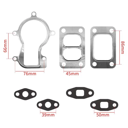 Miniatura 2 de Kit de juntas de acero inoxidable HX35 HX35W Turbo Charger para Holset Garrett 3592766 3538881 4050036 35392726 Dodge Cummins Truck 6BTAA HE351CW