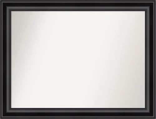 Miniatura 511 de Amanti Art Espejo personalizado, espejo de baño negro puente, espejo de pared o espejo de tocador de baño sobre el fregadero (26 x 26 pulgadas)