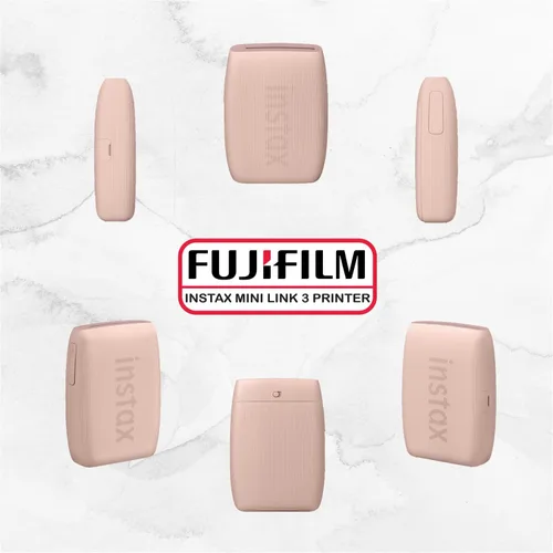 Miniatura 3 de FUJIFILM INSTAX Mini Link 3 - Paquete de impresora para teléfono inteligente con película Fujifilm Instax Mini (20 hojas), marcos de fotos
