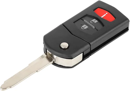 Miniatura 9 de X AUTOHAUX Nuevo reemplazo del coche llavero remoto llavero Shell caso BGBX1T478 para Mazda 2 3 5 Cx-7 Cx-9 3 teclas botón negro
