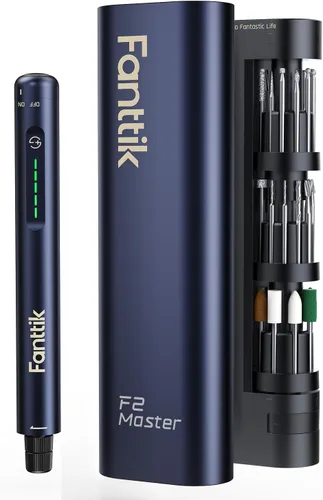 Miniatura 12 de Fanttik F2 Master - Mini kit de herramientas rotativas inalámbricas, motor NeoPulse, 5 velocidades, 25000 RPM, cubo Revostor, 35 accesorios
