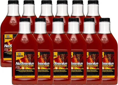 Miniatura 10 de Bardahl 2117 NoSmoke + StopLeak - Aditivo de aceite de motor - Tratamiento para quemar aceite y humo de escape excesivo - Sellador de fugas
