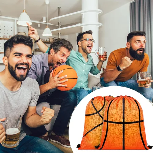 Miniatura 13 de Eccliy 24 bolsas de baloncesto con cordón para deportes, gimnasio, con cordón para baloncesto, regalos para adultos