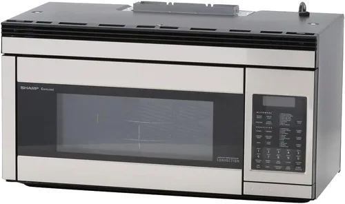 Miniatura 2 de Sharp microondas de convección para instalar sobre la estufa, de 850 W, de 1.1 pies cúbicos de capacidad, Acero inoxidable