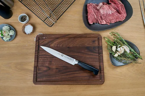 Miniatura 2 de Zwilling Cuchillo de rebanar Four Stars PlataNegro