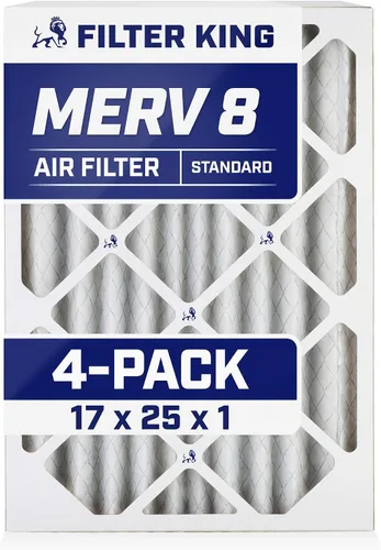 Miniatura 32 de Filter King Filtro de aire 6x6x1 Paquete de 4 Filtros plisados MERV 8 HVAC para horno A/C Fabricado en Estados Unidos Tamaño real: 5.5 x 5.5