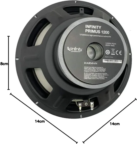 Miniatura 6 de Infinity Primus 1200 - Subwoofer de audio para automóvil de 12 pulgadas, 1200 W, potencia máxima, 4 ohmios