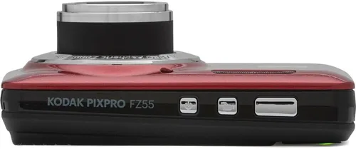 Miniatura 4 de Cámara digital Kodak PIXPRO FZ55, compacta de 16MP apunto y dispara, zoom óptico 5X, lente gran angular de 28mm, video Full HD 1080P, roja + estuche