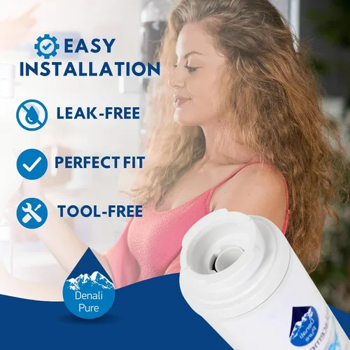 Miniatura 6 de Filtro de agua de repuesto para refrigerador MSD2651HES - Compatible con cartucho de filtro de agua Maytag UKF8001
