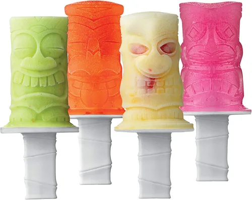 Miniatura 11 de Tovolo - Moldes para paletas heladas, motivo yeti, Dino, Blanco