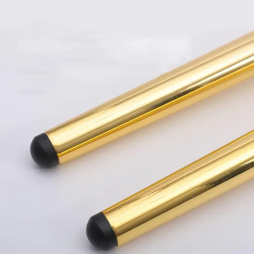 Miniatura 3 de Osring Patas de muebles de 16 pulgadas, patas redondas de metal cónico dorado para mesa, muebles inclinados para gabinete, accesorios para mesa