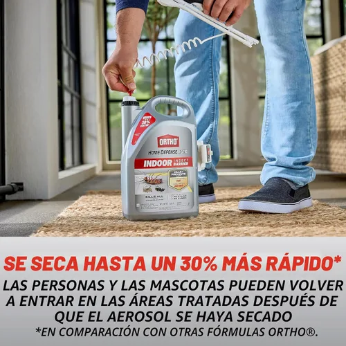 Miniatura 6 de Ortho Home Defense Max - Barrera de insectos para interiores: Comienza a matar hormigas, cucarachas, arañas, pulgas y garrapatas rápido, 1 gal.