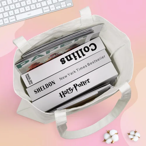 Miniatura 7 de Bolsa de lona Louise Maelys para mujer, linda estética cardenal, de algodón, para compras, regalo para mujeres, bolsas de comestibles reutilizables