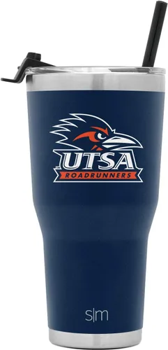 Miniatura 45 de Simple Modern Vaso Cruiser Cruiser con licencia oficial de la NHL Arizona Coyote de 30 onzas, taza de viaje aislada con tapa abatible y popote