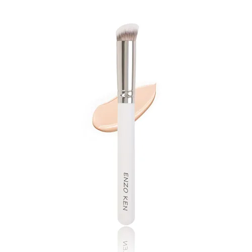 Miniatura 43 de Pincel para sombra de ojos de pelo de pony natural de ENZO KEN, pincel para sombra de ojos de mezcla media, pincel sombreador para sombra de ojos