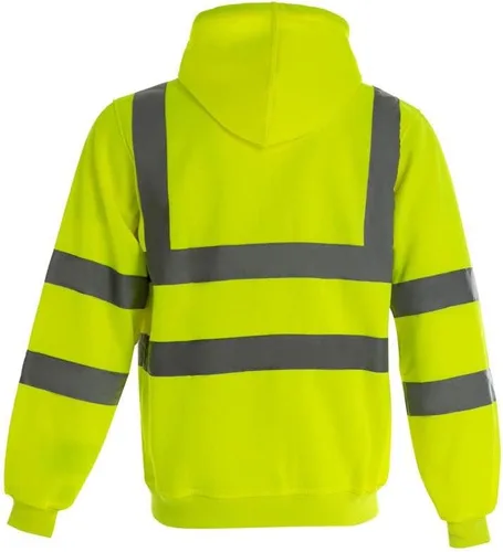 Miniatura 7 de wefeyuv Hi Vis - Sudaderas de visibilidad reflectante de color liso para hombre