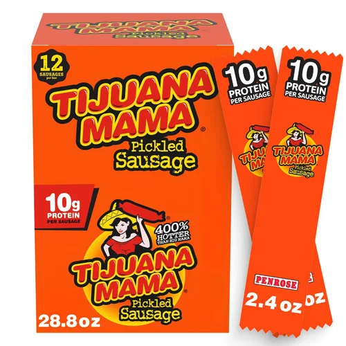Miniatura 12 de Penrose Big Mama Salchichas en escabeche, 2.4 onzas, paquete de 6