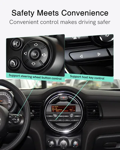 Miniatura 3 de Adaptador Bluetooth para coche compatible con BMW Mini One - Interfaz USB, receptor Bluetooth para iPod Music Sourse compatible con iOS/Android
