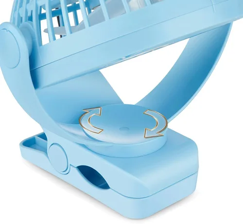 Miniatura 2 de Viniper Ventilador USB con clip de 6 pulgadas, ventilador de escritorio pequeño y portátil: rotación de 360°, ventilador de mesa de viento de 3