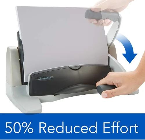Miniatura 4 de Perforadora de papel LightTouch, de Swingline, Gris Total 1