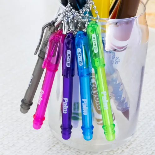 Miniatura 6 de BAZIC PRODUCTS Palm - Mini bolígrafo con llavero, 5 unidades, para escritura escolar, oficina, caja de 24