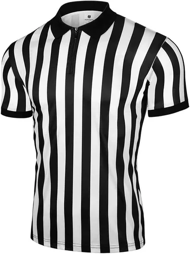 Miniatura 2 de Conjunto de camisa de árbitro para hombres y mujeres, disfraz de árbitro para baloncesto, fútbol y fútbol