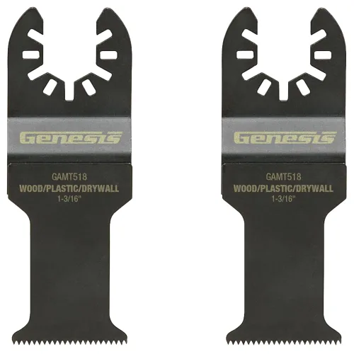 Miniatura 4 de Genesis GAMT514 Universal 1 3/8" Precisión Oscilante Multiherramienta de liberación rápida Cuchilla de corte al ras
