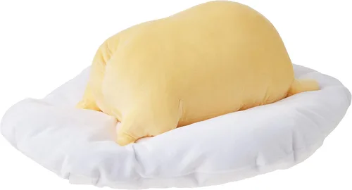 Miniatura 3 de GUND Sanrio Gudetama The Lazy Egg Laying Down Pose - Animal de peluche, 17 pulgadas