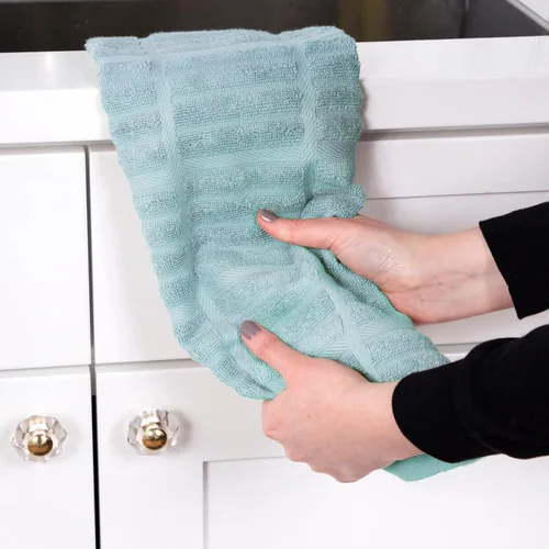 Miniatura 4 de All-Clad Toallas de Cocina Sólidas: Altamente Absorbentes, Súper Suaves de Larga Duración - 100% Algodón, Toallas de Té de 17"x30" para Limpiar