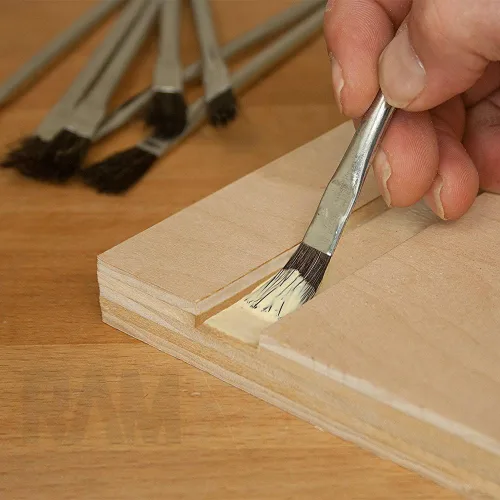 Miniatura 3 de Ram-Pro Cepillos de cerdas de crin de estaño/metal, para hogar, escuela, tienda, garage, Plateado