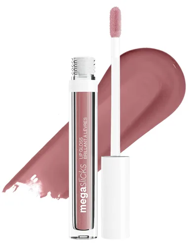 Miniatura 14 de Wet n Wild MegaSlicks Brillo labial, ultrabrillante, enriquecido con vitamina E, ultrabrillo de alto brillo hidratante, sin crueldad y vegano - My
