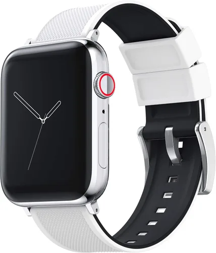 Miniatura 17 de Barton Watch Bands - Extensibles de silicona Elite para reloj - Accesorios y adaptadores negros con deposición física de vapor, de liberación