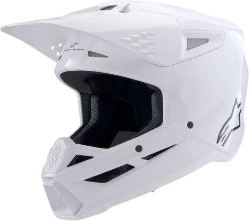 Miniatura 4 de Alpinestars SM3 sólido motocross y casco todoterreno ECE06/DOT Blanco (White Glossy)