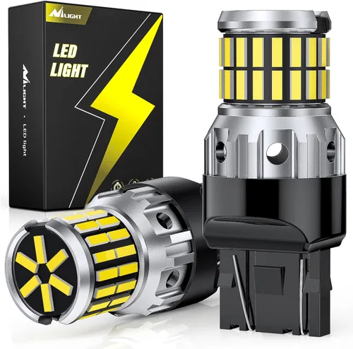 Miniatura 10 de Nilight 1156 - Bombilla LED súper brillante 4014 63SMD, lámpara de repuesto para luz de reversa, luz de marcha atrás, luz de freno trasero, luz