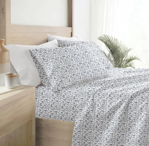 Miniatura 86 de Linen Market Sábanas para cama de tamaño King (azul claro) – Duerme mejor que nunca con estas sábanas King suaves y refrescantes – Bolsillo profundo